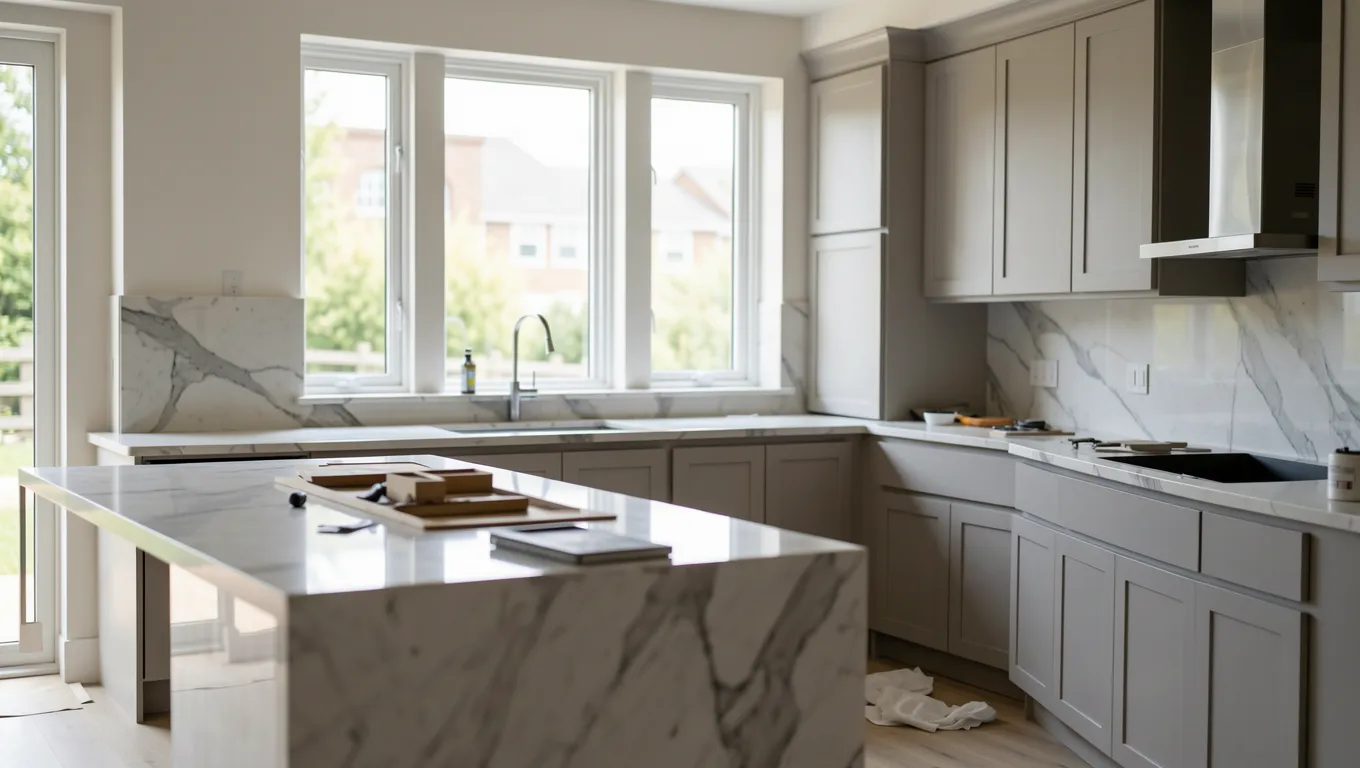 Modern kitchen remodel using personal loans for home improvement
