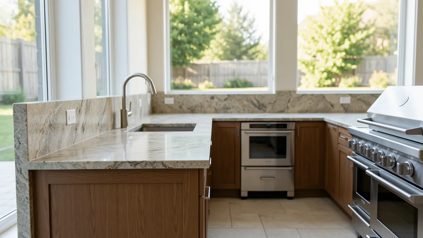 High-end kitchen renovation project funded by a personal loan up to $50,000